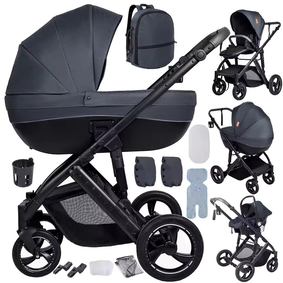 Бебешка Количка 3в1 PREMIUM LUXE
