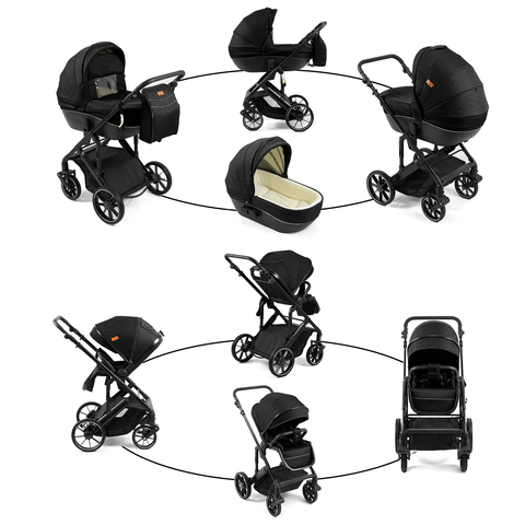 Бебешка Количка 3в1 PREMIUM LUXE