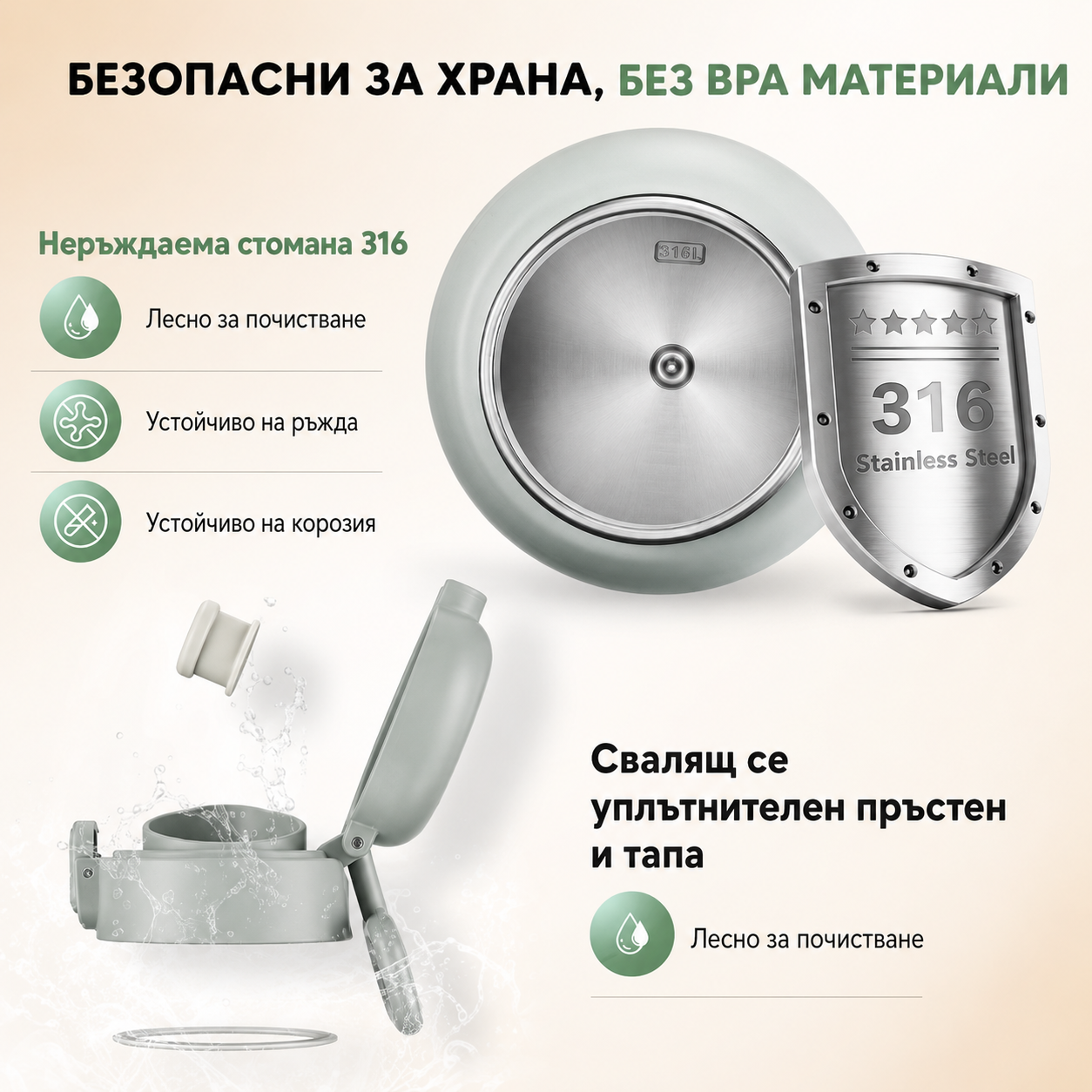 Преносим нагревател за бебешко мляко с LED дисплей