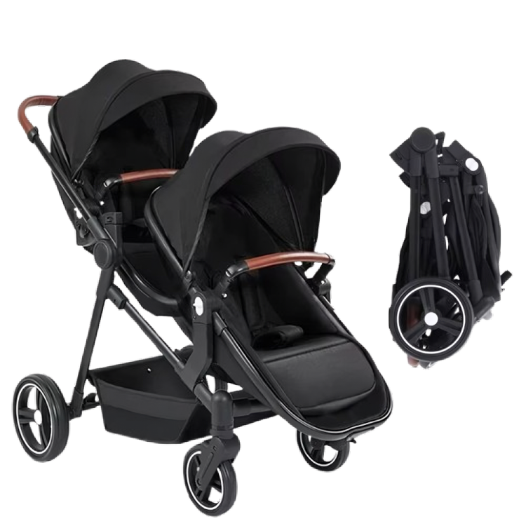 Premium TwinRide S-600 – Бебешка количка за близнаци 2 в 1