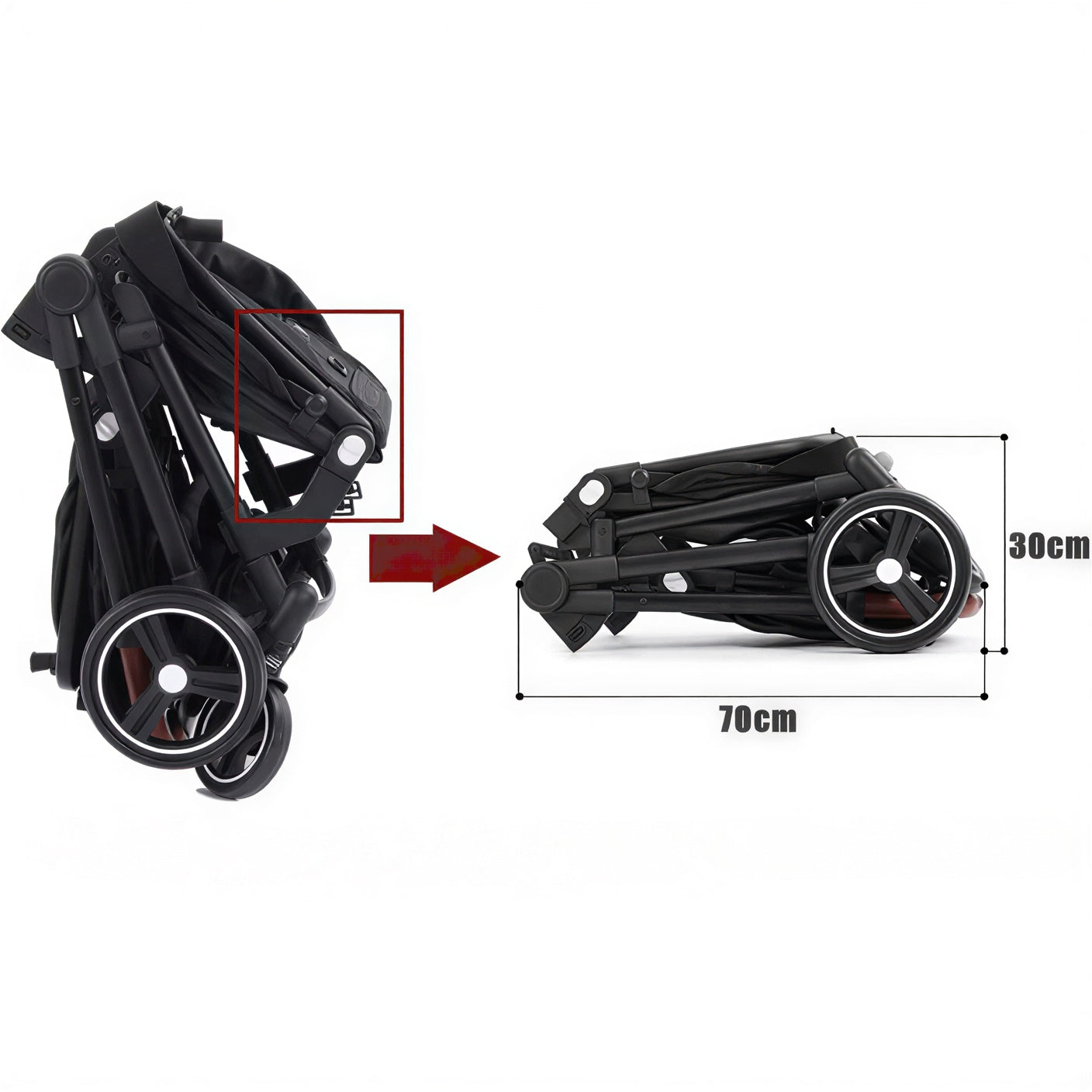 Premium TwinRide S-600 – Бебешка количка за близнаци 2 в 1