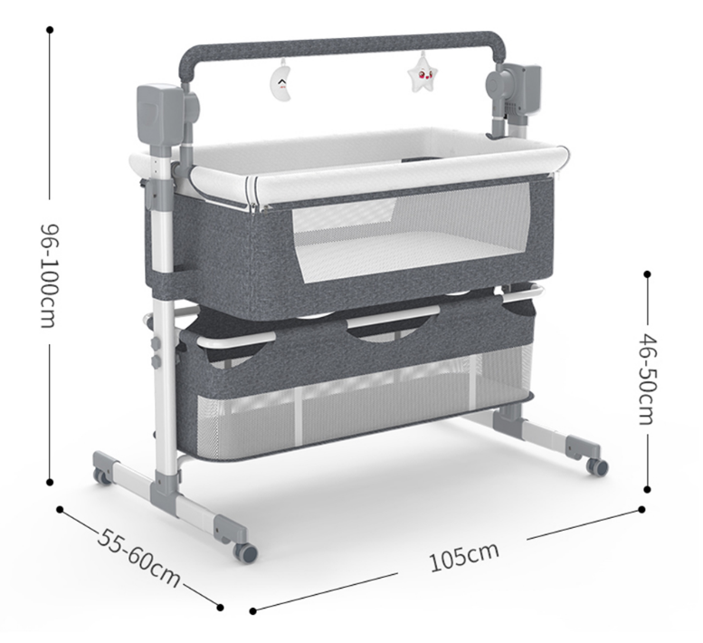 Бебешко креватче Bebika BM24 – Комфорт и безопасност за вашето бебе