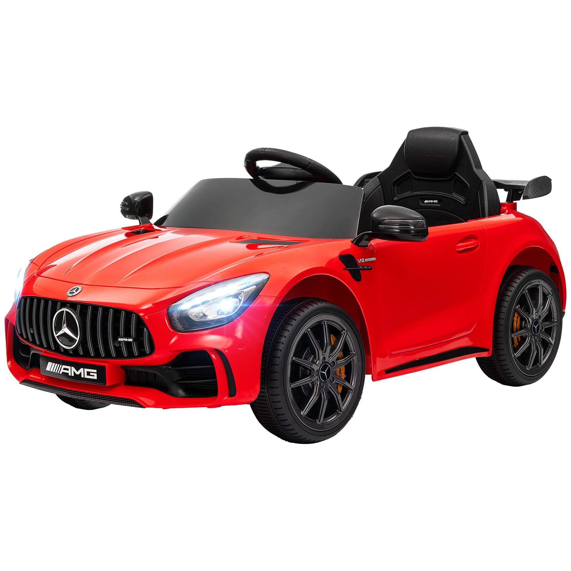 Детски електрически автомобил Mercedes AMG GTR червен